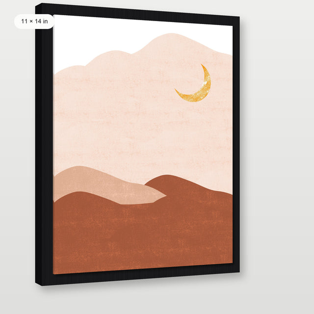 Moonrise, Black Floater Frame