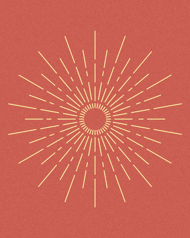 Golden Sunburst, Full Bleed
