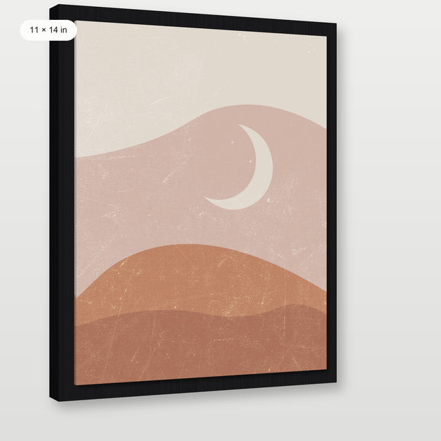 Moonrise No.3, Black Floater Frame