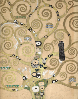 The Tree of Life by Gustav Klimt, full bleed print with the artwork running edge to edge