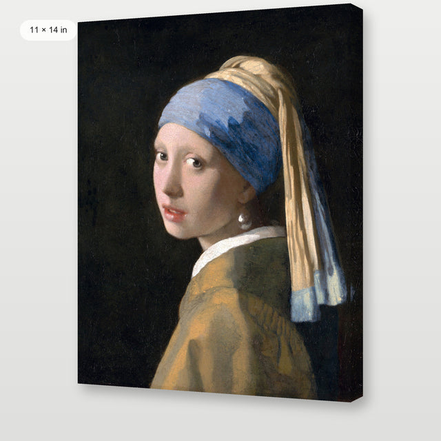 Vermeer - Girl With Pearl Earring P1, Gallery Wrap