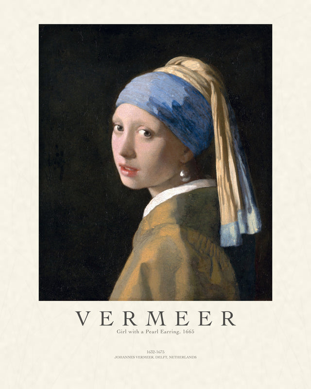 Vermeer - Girl With Pearl Earring P1, Gallery Style