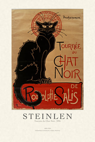 Steinlen - Tournée du Chat Noir
