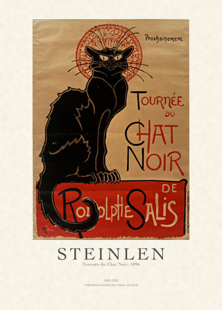 Steinlen - Tournée du Chat Noir