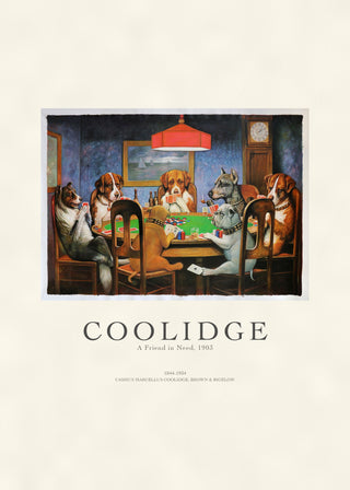 Coolidge - Dogs Playing Poker (A Friend in Need)