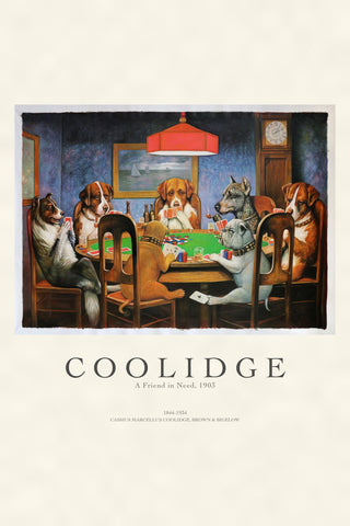 Coolidge - Dogs Playing Poker (A Friend in Need)