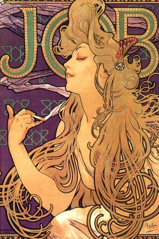 Mucha - Job Cigarettes Poster
