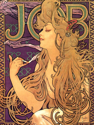 Mucha - Job Cigarettes Poster