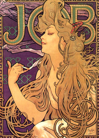 Mucha - Job Cigarettes Poster