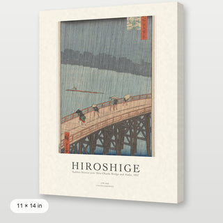 Hiroshige - Sudden Shower Over Shin-Ohashi Bridge