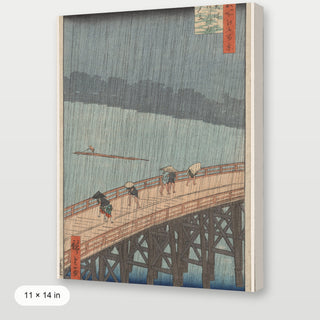Hiroshige - Sudden Shower Over Shin-Ohashi Bridge
