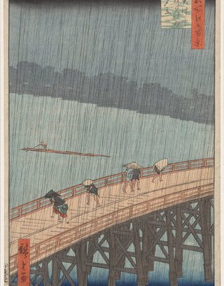 Hiroshige - Sudden Shower Over Shin-Ohashi Bridge
