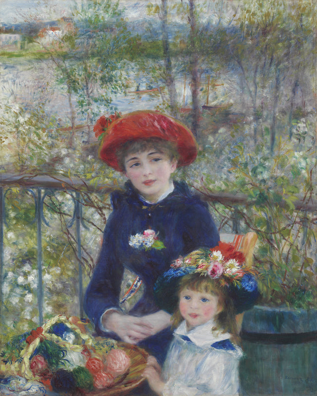 Renoir - Two Sisters (On the Terrace), Full Bleed