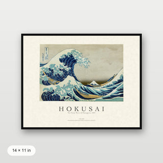 Hokusai - The Great Wave Off Kanagawa (Landscape)
