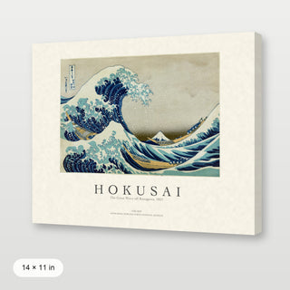 Hokusai - The Great Wave Off Kanagawa (Landscape)