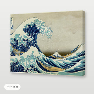 Hokusai - The Great Wave Off Kanagawa (Landscape)