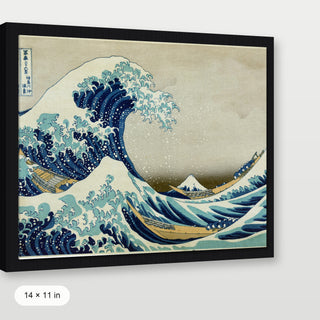 Hokusai - The Great Wave Off Kanagawa (Landscape)