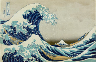 Hokusai - The Great Wave Off Kanagawa (Landscape)