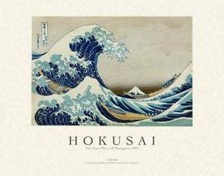 Hokusai - The Great Wave Off Kanagawa (Landscape)