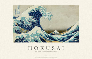 Hokusai - The Great Wave Off Kanagawa (Landscape)