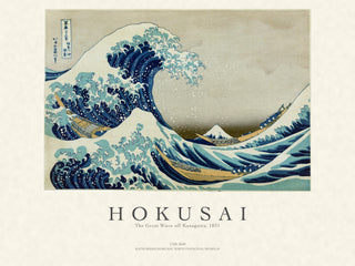 Hokusai - The Great Wave Off Kanagawa (Landscape)