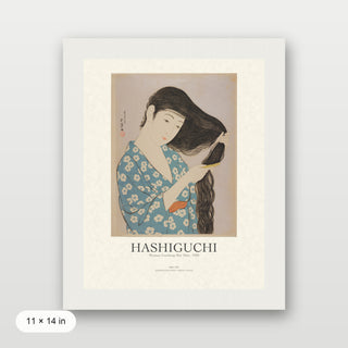 Hashiguchi - Woman Combing Her Hair