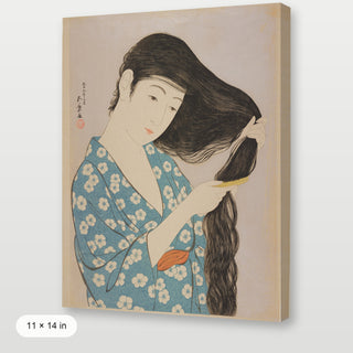 Hashiguchi - Woman Combing Her Hair