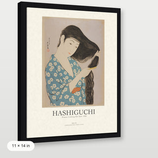 Hashiguchi - Woman Combing Her Hair