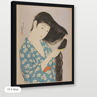 Hashiguchi - Woman Combing Her Hair