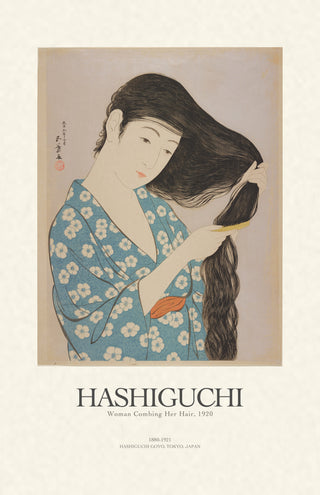 Hashiguchi - Woman Combing Her Hair