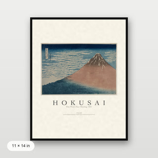 Hokusai - Red Fuji (Fine Wind, Clear Morning)