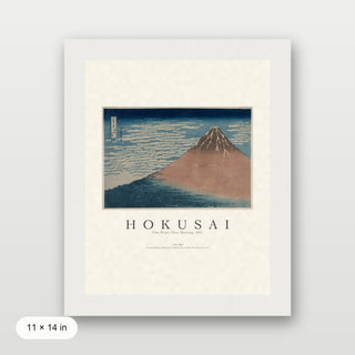 Hokusai - Red Fuji (Fine Wind, Clear Morning)