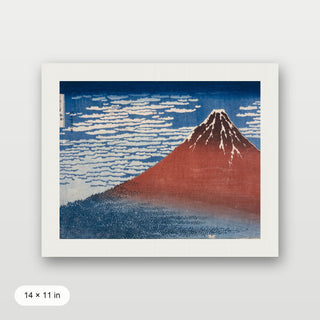 Hokusai - Red Fuji (Fine Wind, Clear Morning)