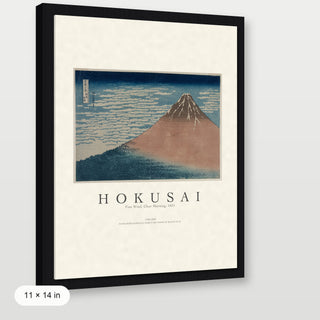 Hokusai - Red Fuji (Fine Wind, Clear Morning)
