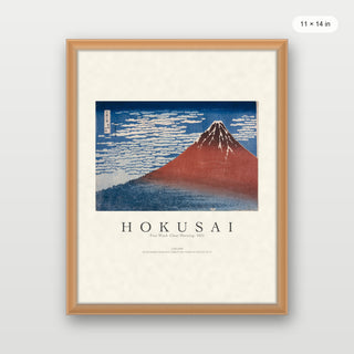 Hokusai - Red Fuji (Fine Wind, Clear Morning)