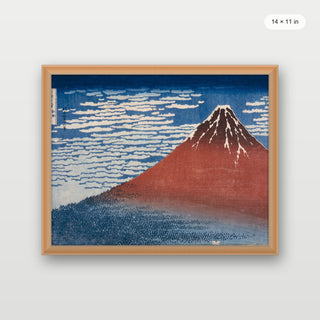 Hokusai - Red Fuji (Fine Wind, Clear Morning)