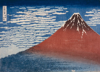 Hokusai - Red Fuji (Fine Wind, Clear Morning)