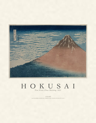 Hokusai - Red Fuji (Fine Wind, Clear Morning)