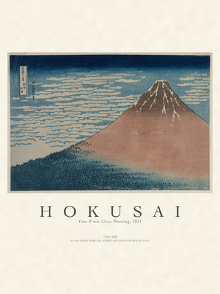 Hokusai - Red Fuji (Fine Wind, Clear Morning)