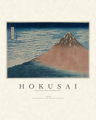 Hokusai - Red Fuji (Fine Wind, Clear Morning)
