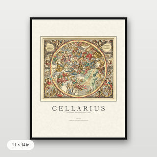 Cellarius - Harmonia Macrocosmica Celestial Chart