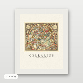 Cellarius - Harmonia Macrocosmica Celestial Chart