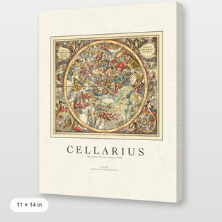 Cellarius - Harmonia Macrocosmica Celestial Chart
