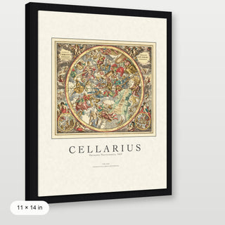 Cellarius - Harmonia Macrocosmica Celestial Chart