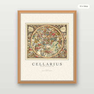 Cellarius - Harmonia Macrocosmica Celestial Chart