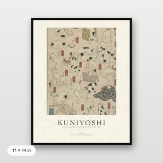 Kuniyoshi - Cats of the Fifty-three Stations
