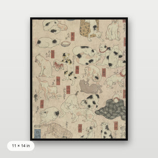 Kuniyoshi - Cats of the Fifty-three Stations