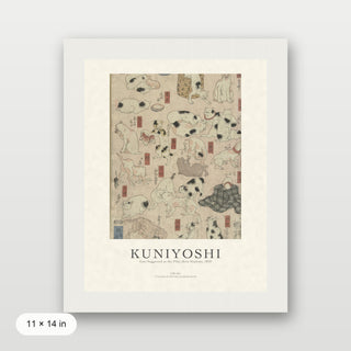 Kuniyoshi - Cats of the Fifty-three Stations