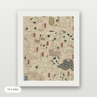 Kuniyoshi - Cats of the Fifty-three Stations