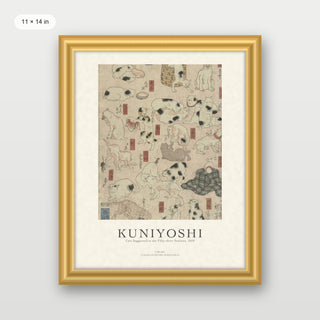 Kuniyoshi - Cats of the Fifty-three Stations
